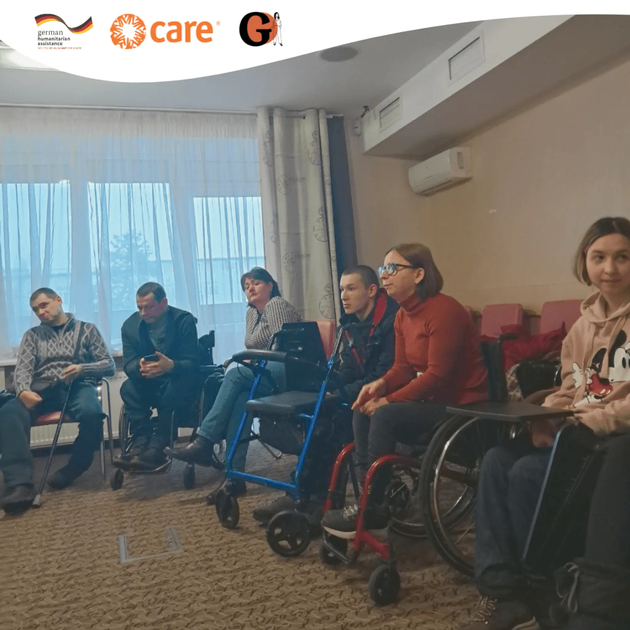 ГО “Дівчата” провели групи підтримки для осіб з інвалідністю в Дніпрі