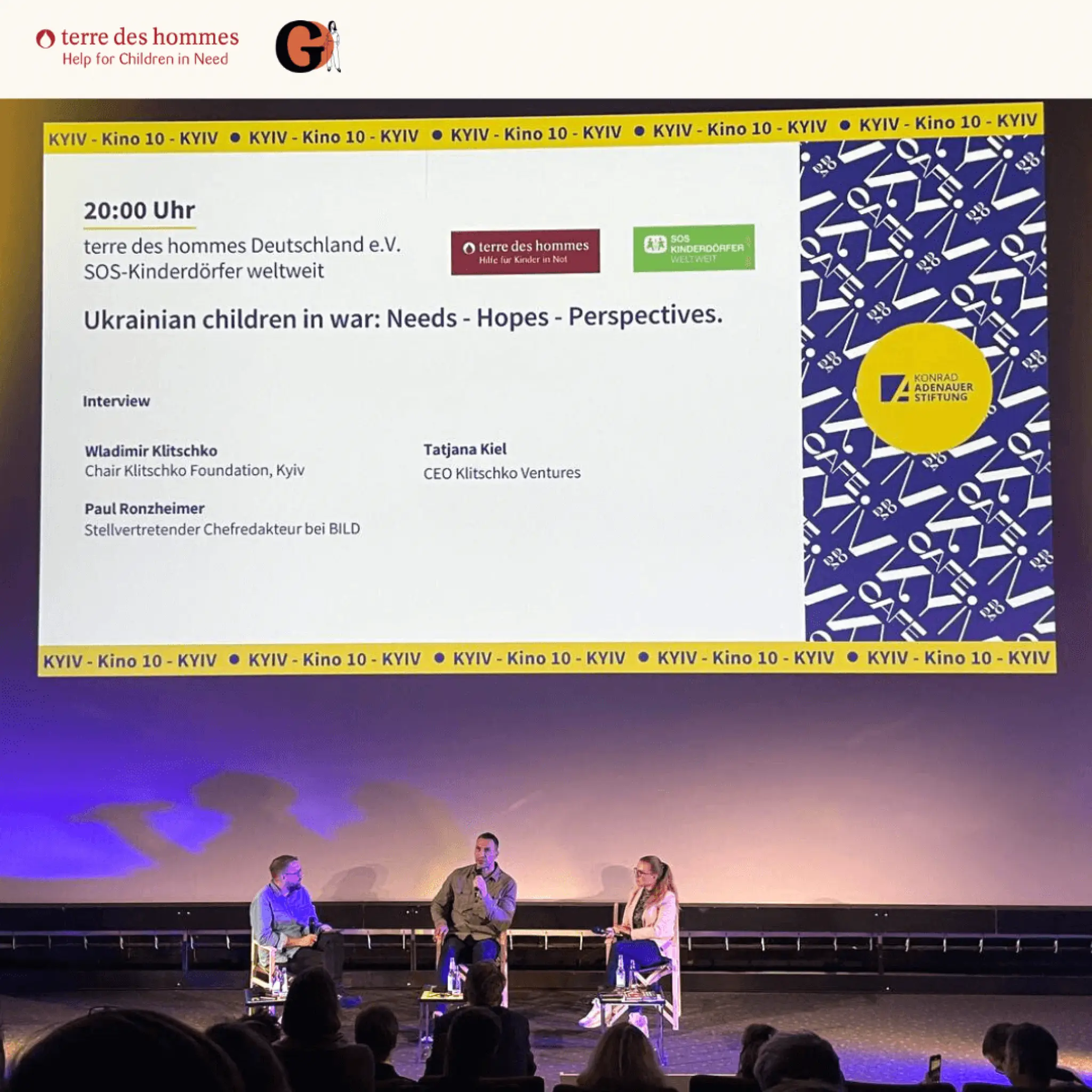 Проєкт “Blue sweater with the yellow hole” було представлено в рамках Cafe Kyiv в Берліні