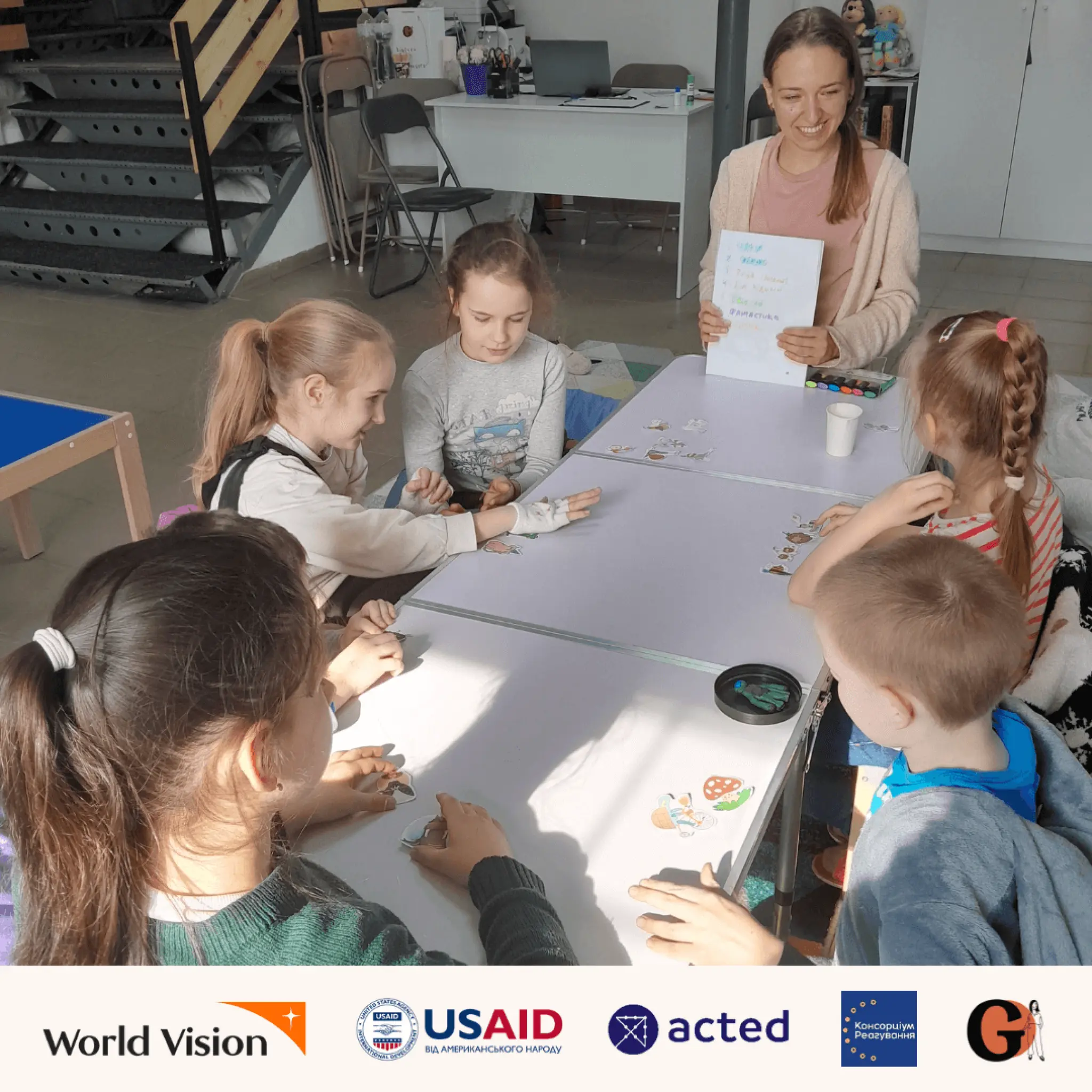 Групові творчі заняття - ефективний засіб для ментальної реабілітації дітей